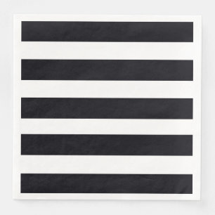 Guardanapo De Papel De Jantar Janto de Livro Napkins, Gema Preto e Branco