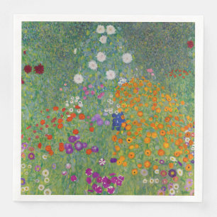 Guardanapo De Papel De Jantar Jardim Camponês, Pintura a Óleo, Gustav Klimt