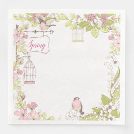 Guardanapo De Papel De Jantar Jardim Secreto