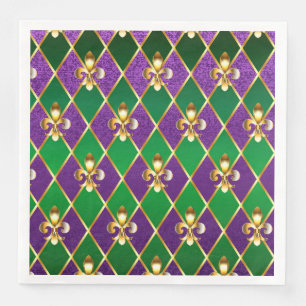 Guardanapo De Papel De Jantar Jewelry Background Mardi Gras
