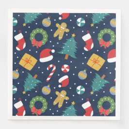 Guardanapo De Papel De Jantar Jolly Jumble Holiday Paper Napkins