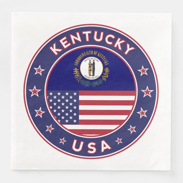 Guardanapo De Papel De Jantar Kentucky (Frente)