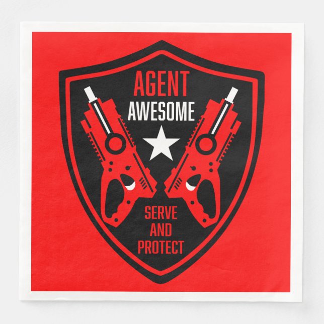 Guardanapo De Papel De Jantar Kids Toy Dart Gun Batalha (Frente)