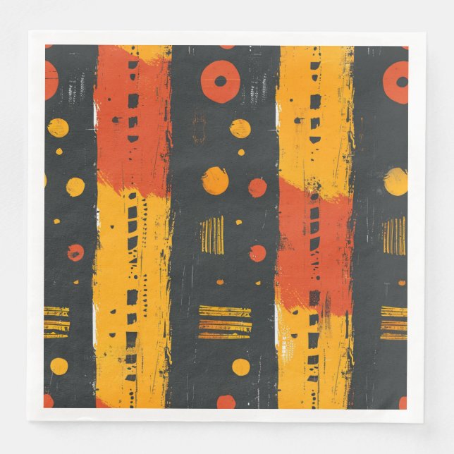 Guardanapo De Papel De Jantar Lama africana (Frente)