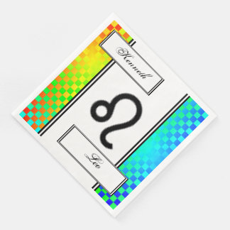 Guardanapo De Papel De Jantar Leo Zodiac - Símbolo Standard de Kenneth Yoncich