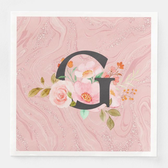 Guardanapo De Papel De Jantar Letra G (Frente)