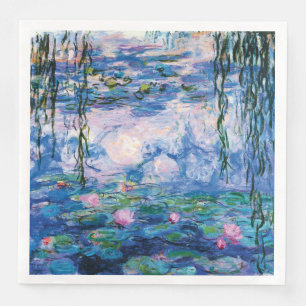 Guardanapo De Papel De Jantar Lírios de água por Claude Monet