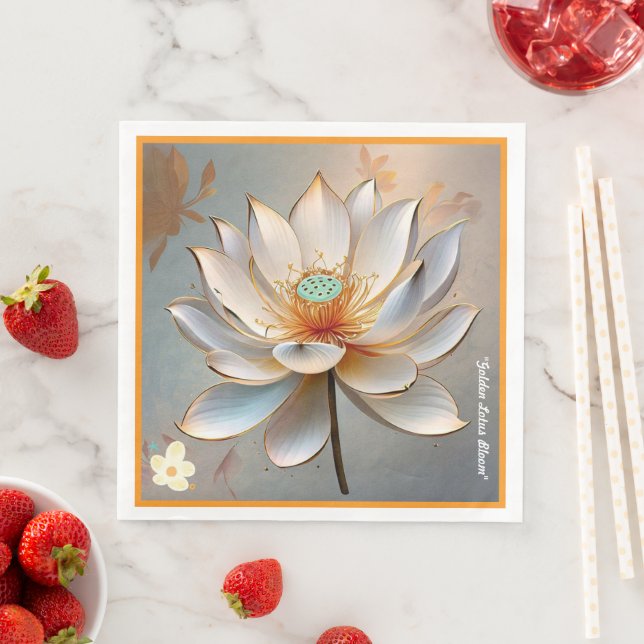 Guardanapo De Papel De Jantar "Lotus Undole" (Insitu)