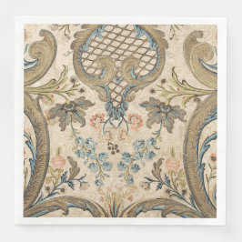 Guardanapo De Papel De Jantar Louis XV Floral Impressão Napkin