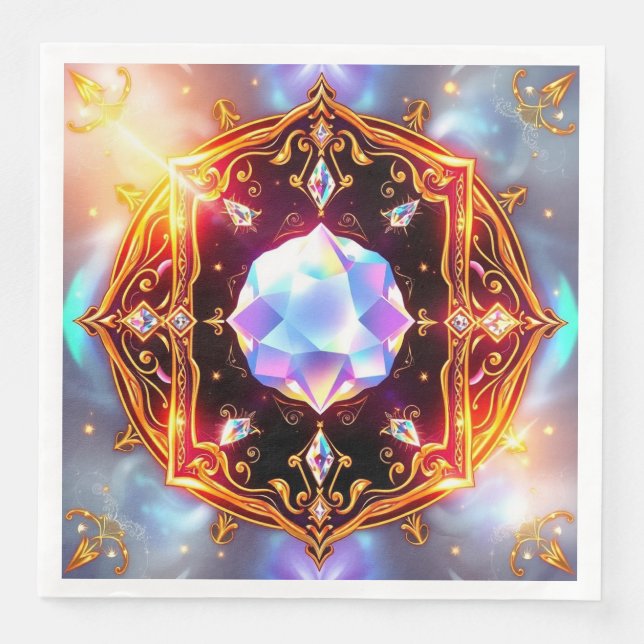 Guardanapo De Papel De Jantar Magia (Frente)