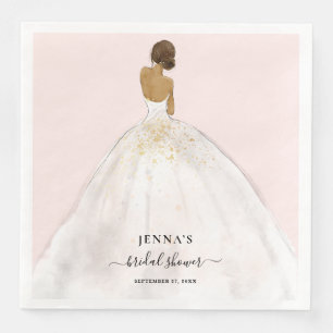 Guardanapo De Papel De Jantar Magnolia Chá de panela Noiva Napkins
