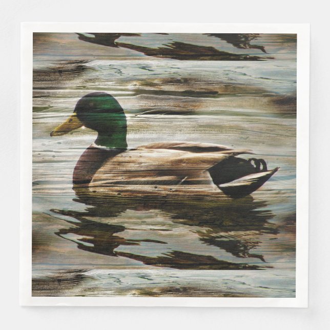Guardanapo De Papel De Jantar Mallard Duck (Frente)
