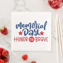 Guardanapo De Papel De Jantar Memorial Day Party Paper Napkins