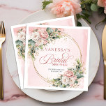 Guardanapo De Papel De Jantar Modern Bohemian Dusty Pink Eucalyptus Bridal Showe<br><div class="desc">✅ For matching items search 218B in my collections ✅ Celebrate the bride with elegant rose gold, dusty pink, and blush floral bridal shower napkins featuring delicate boho greenery and eucalyptus accents. Perfect for romantic table décor, these stylish napkins add a soft, feminine touch to any bridal shower. Ideal for...</div>
