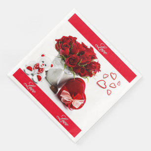 Guardanapo De Papel De Jantar Modern Vintage Floral Paper Janta Napkins