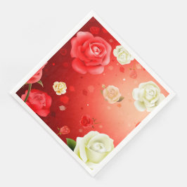 Guardanapo De Papel De Jantar Modern Vintage Floral Paper Janta Napkins