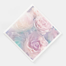 Guardanapo De Papel De Jantar Modern Vintage Floral Paper Janta Napkins