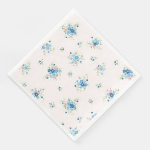 Guardanapo De Papel De Jantar Modern Vintage Floral Paper Janta Napkins