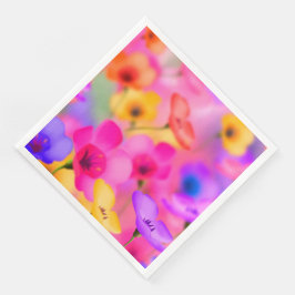 Guardanapo De Papel De Jantar Modern Vintage Floral Paper Janta Napkins