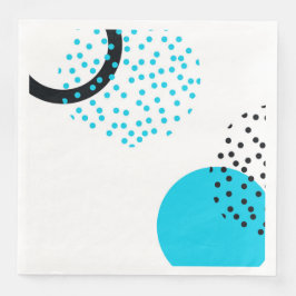 Guardanapo De Papel De Jantar Moderno, simples, moderno, gráfico circular urbano