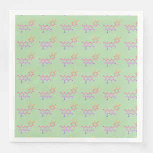 Guardanapo De Papel De Jantar Molécula Napkins do Partido do Jardim Científico