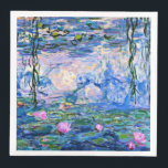 Guardanapo De Papel De Jantar Monet - Lírios De Água, 1919<br><div class="desc">Claude Monet 1919,  Pintor,  Lírios-Água</div>