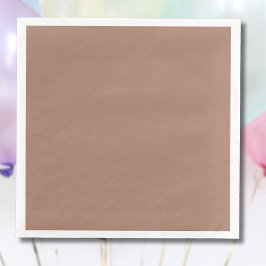 Guardanapo De Papel De Jantar Mousse de Mocha Tendência Elegante Cor Sólida