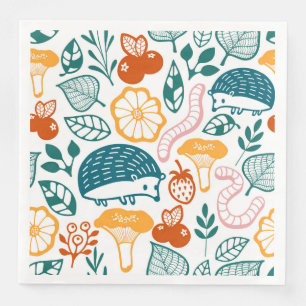 Guardanapo De Papel De Jantar Na floresta
