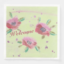 Na moda Watercolor Floral