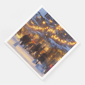 Guardanapo De Papel De Jantar Natal do Estilo Antigo