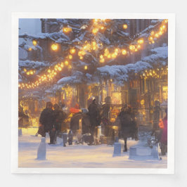 Guardanapo De Papel De Jantar Natal do Estilo Antigo