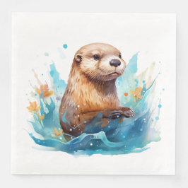 Guardanapo De Papel De Jantar Otter