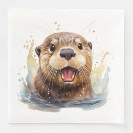 Guardanapo De Papel De Jantar Otter