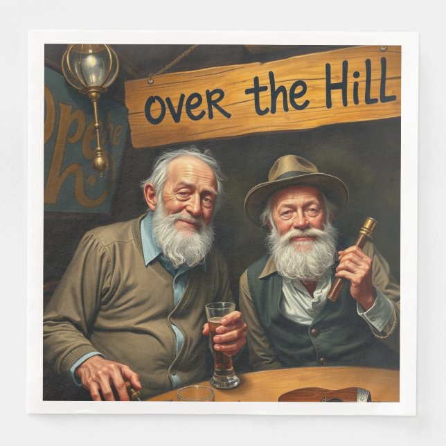 Guardanapo De Papel De Jantar Over The Hill Club 2 (Frente)