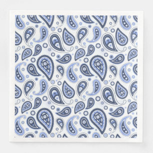 Guardanapo De Papel De Jantar Padrão de salto azul