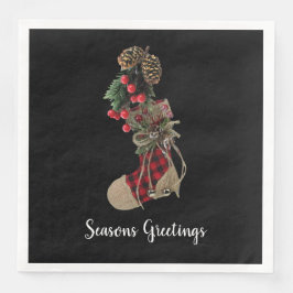 Guardanapo De Papel De Jantar Papéis de Natal Russos Napkins