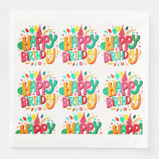 Guardanapo De Papel De Jantar Papel de aniversário Napkins