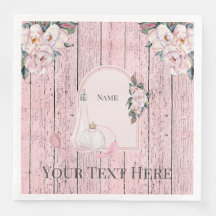 Papel Napkin 8" Pequeno Bit de País, Chic, Boho