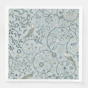 GUARDANAPO DE PAPEL DE JANTAR PAPEL: WILLIAM MORRIS: OWL & PHEASANT
