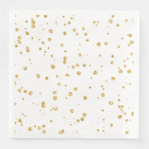 Guardanapo De Papel De Jantar Partido de recepção de casamento Dourado dos