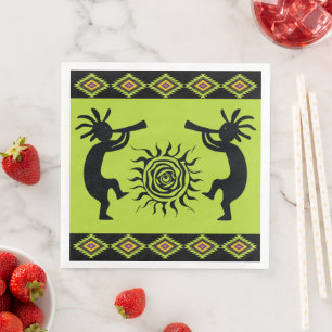 Guardanapo De Papel De Jantar Partido do Sudoeste Kokopelli Napkins