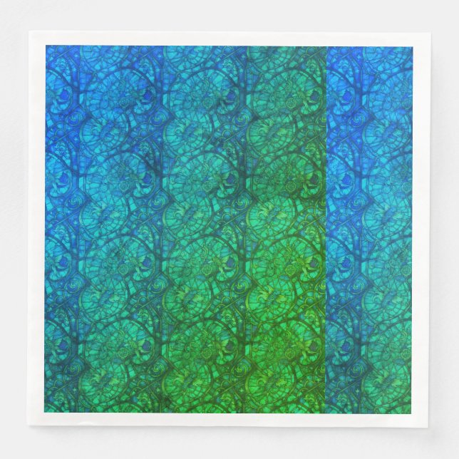 Guardanapo De Papel De Jantar Partido peixes Napkins (Frente)