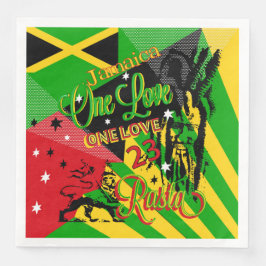 Guardanapo De Papel De Jantar Partido Reggae Jamaicano Napkin