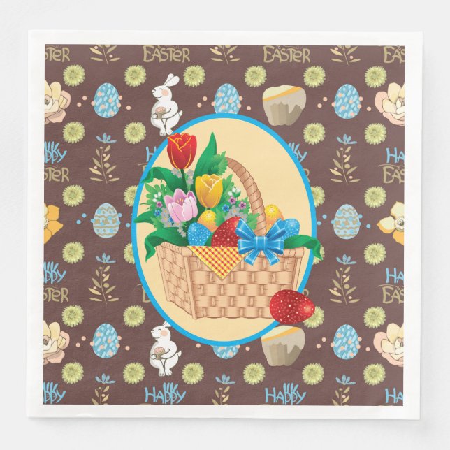 Guardanapo De Papel De Jantar Páscoa (Frente)