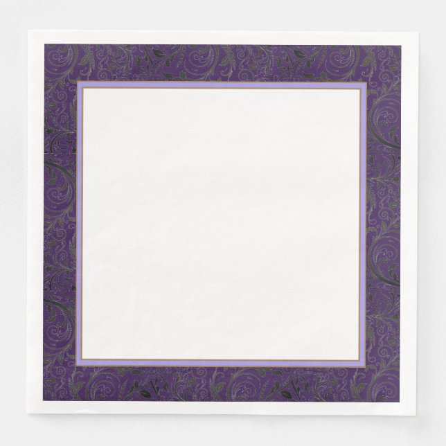 Guardanapo De Papel De Jantar Páscoa De Papel Napkin Ele É Lírios De Páscoa Risc (Frente)
