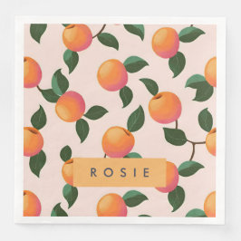 Guardanapo De Papel De Jantar Pêssegos de Pcada Padrão Personalizado
