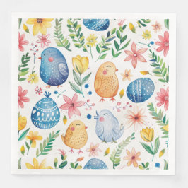 Guardanapo De Papel De Jantar Primavera Bloom Páscoa 3