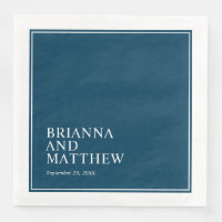 Quadro duplo clássico simples em azul e branco Mar