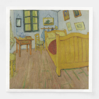 Guardanapo De Papel De Jantar Quarto em Arles, Pintura a Óleo, Vincent Van Gogh