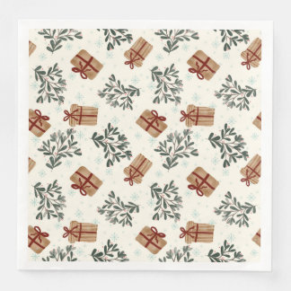 Guardanapo De Papel De Jantar Resguardas de papel de Natal